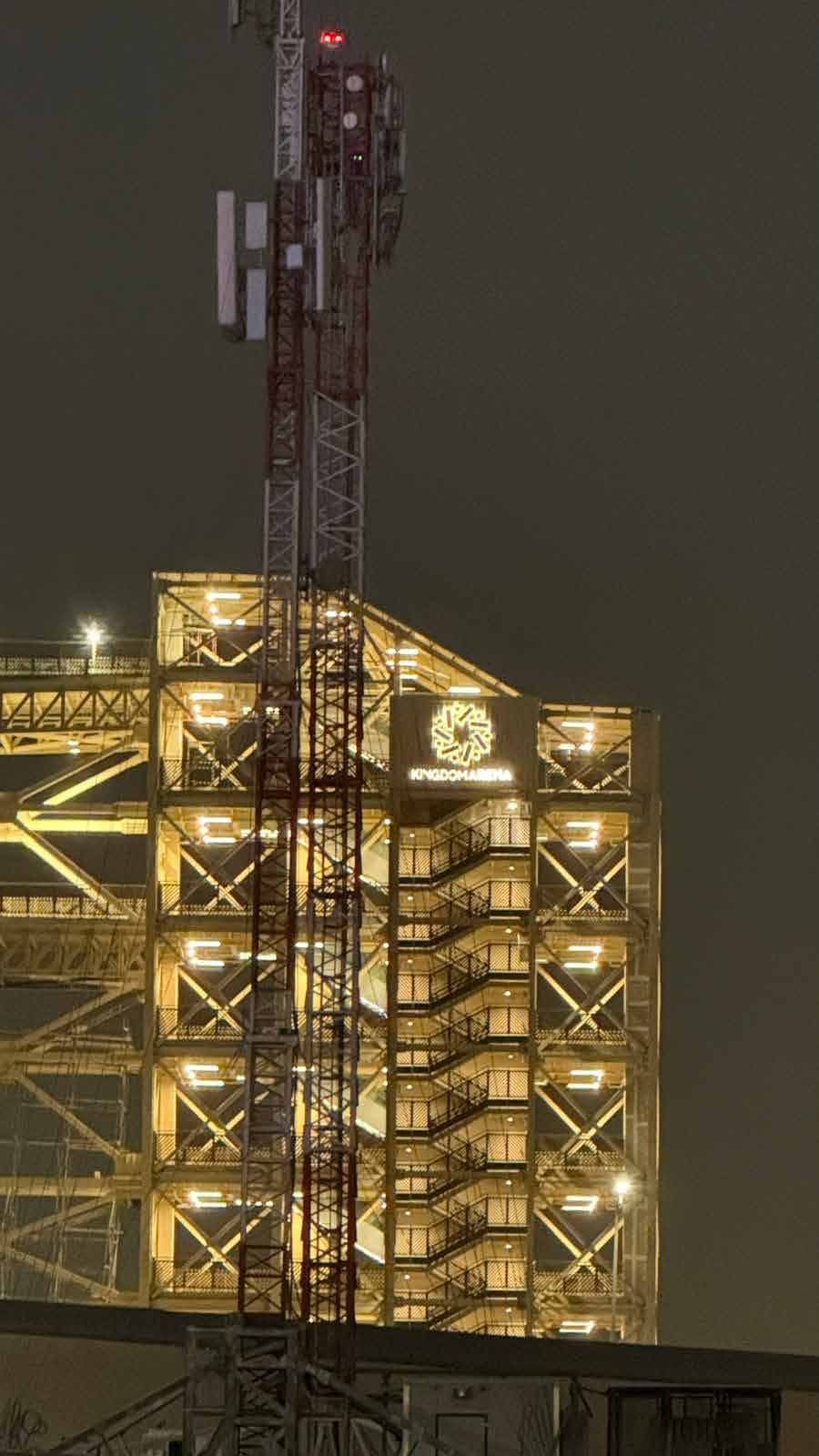 Kingdom Arena Escalator Building — 2